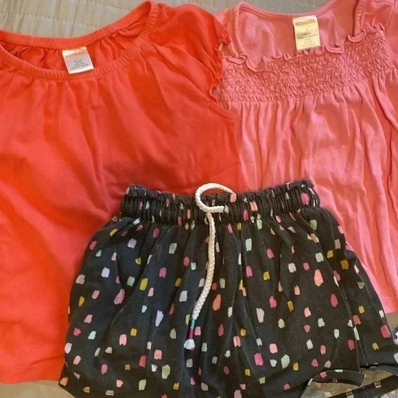 Girls size 4 bundle - 2 Laura Ashley dresses 2-Gymboree shirts and 1 skort - Picture 4 of 10